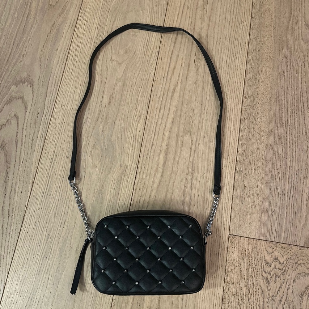 Rebecca Minkoff cross body faux leather quilt purse